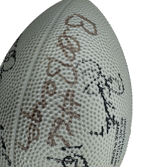 Philadelphia Eagles Autographed Signed Football Bill Bergey Sean Landeta & More - Picture 8 of 10